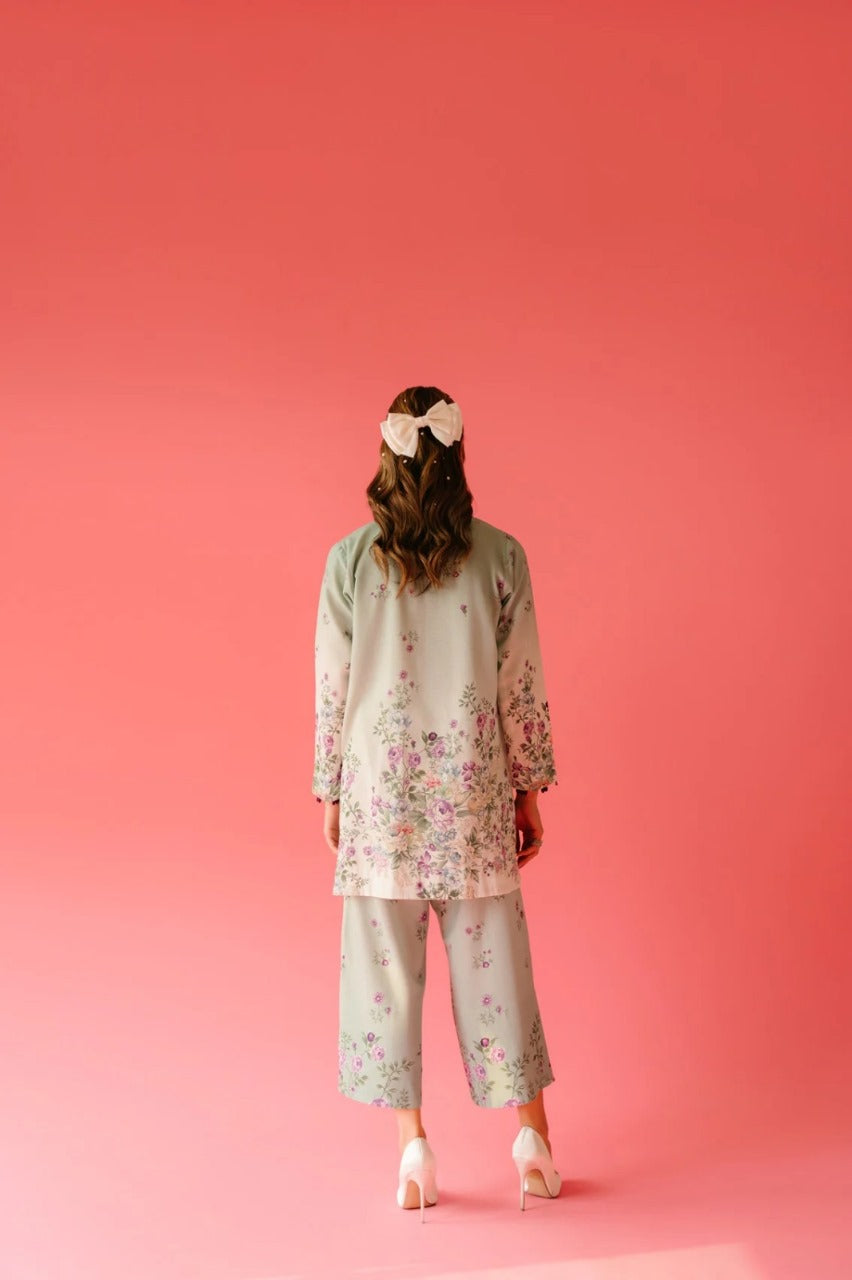 Blush Garden Premium Co-ord Set – Floral Rayon Cotton | Elegant Everyday Chic