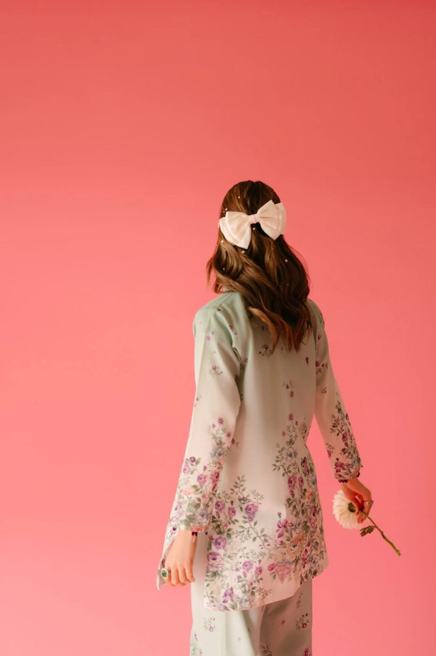 Blush Garden Premium Co-ord Set – Floral Rayon Cotton | Elegant Everyday Chic