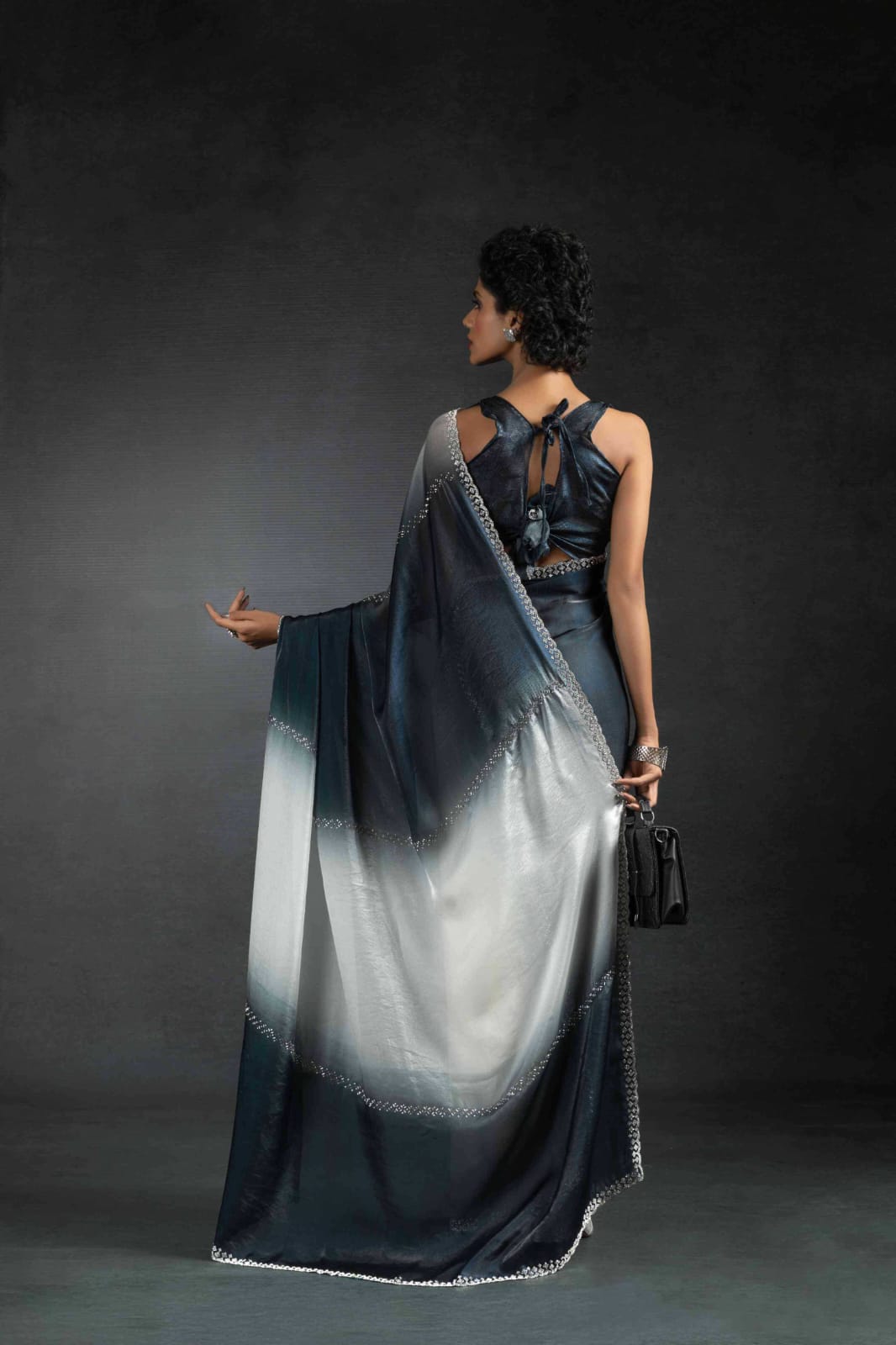 Fendy Silk Ombre Saree