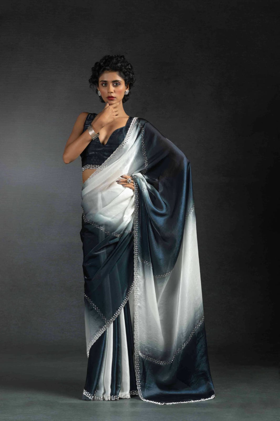 Fendy Silk Ombre Saree