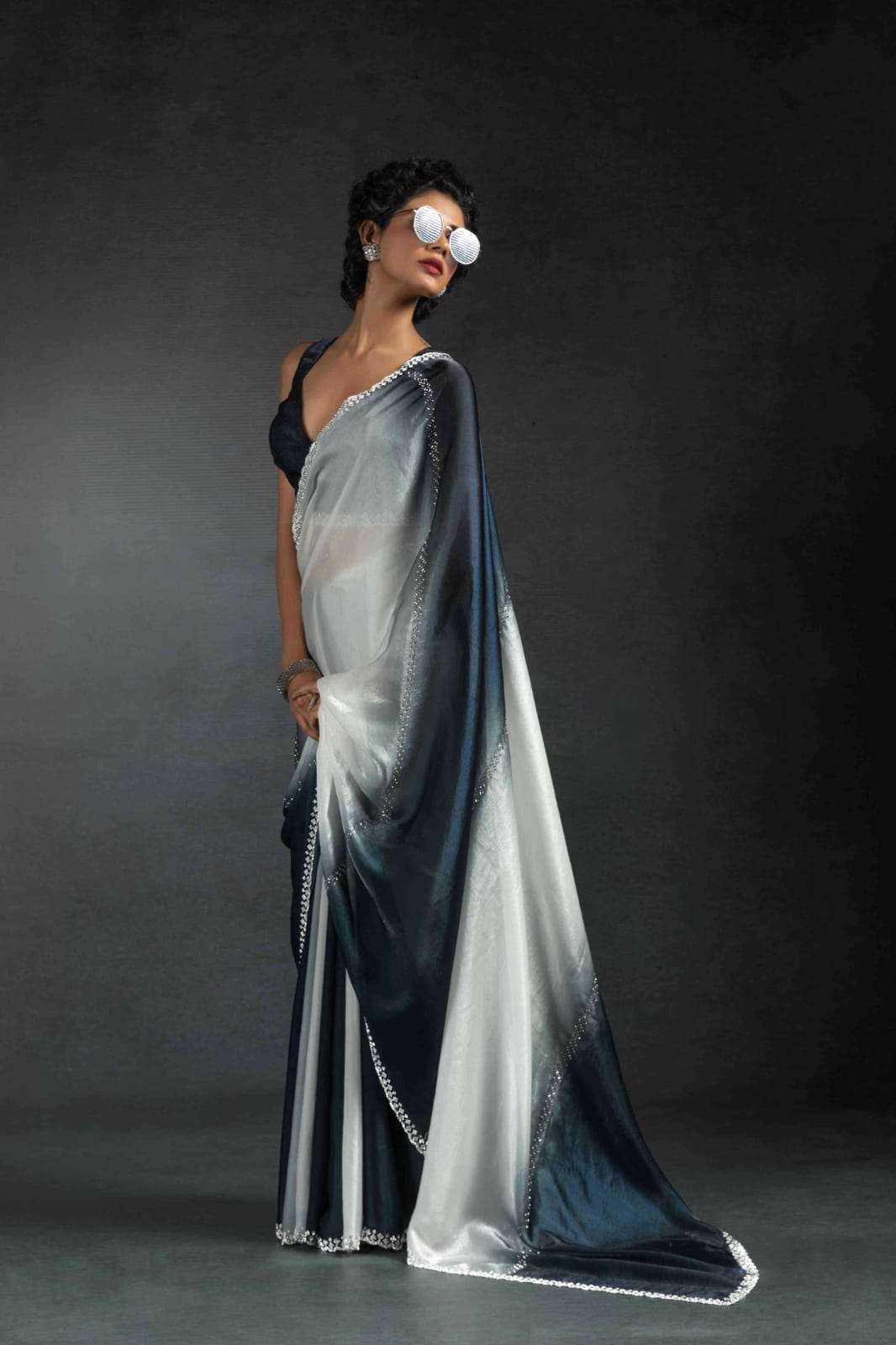 Fendy Silk Ombre Saree