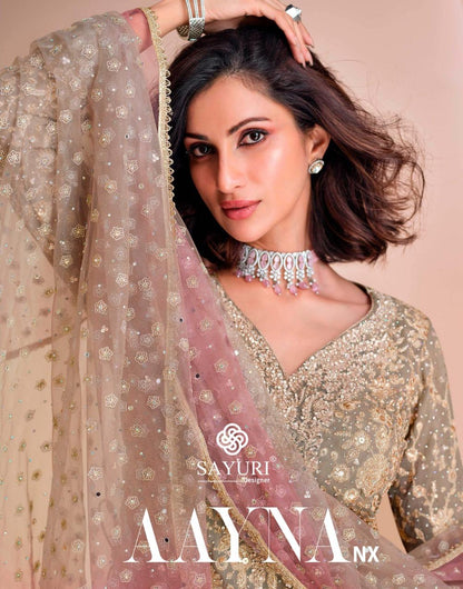 Sayuri Designer – Aayna NX Georgette Ensemble (2-Piece Set)