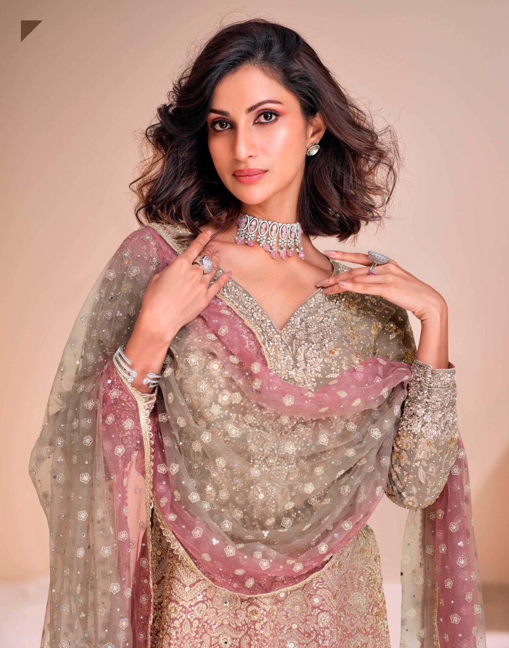 Sayuri Designer – Aayna NX Georgette Ensemble (2-Piece Set)