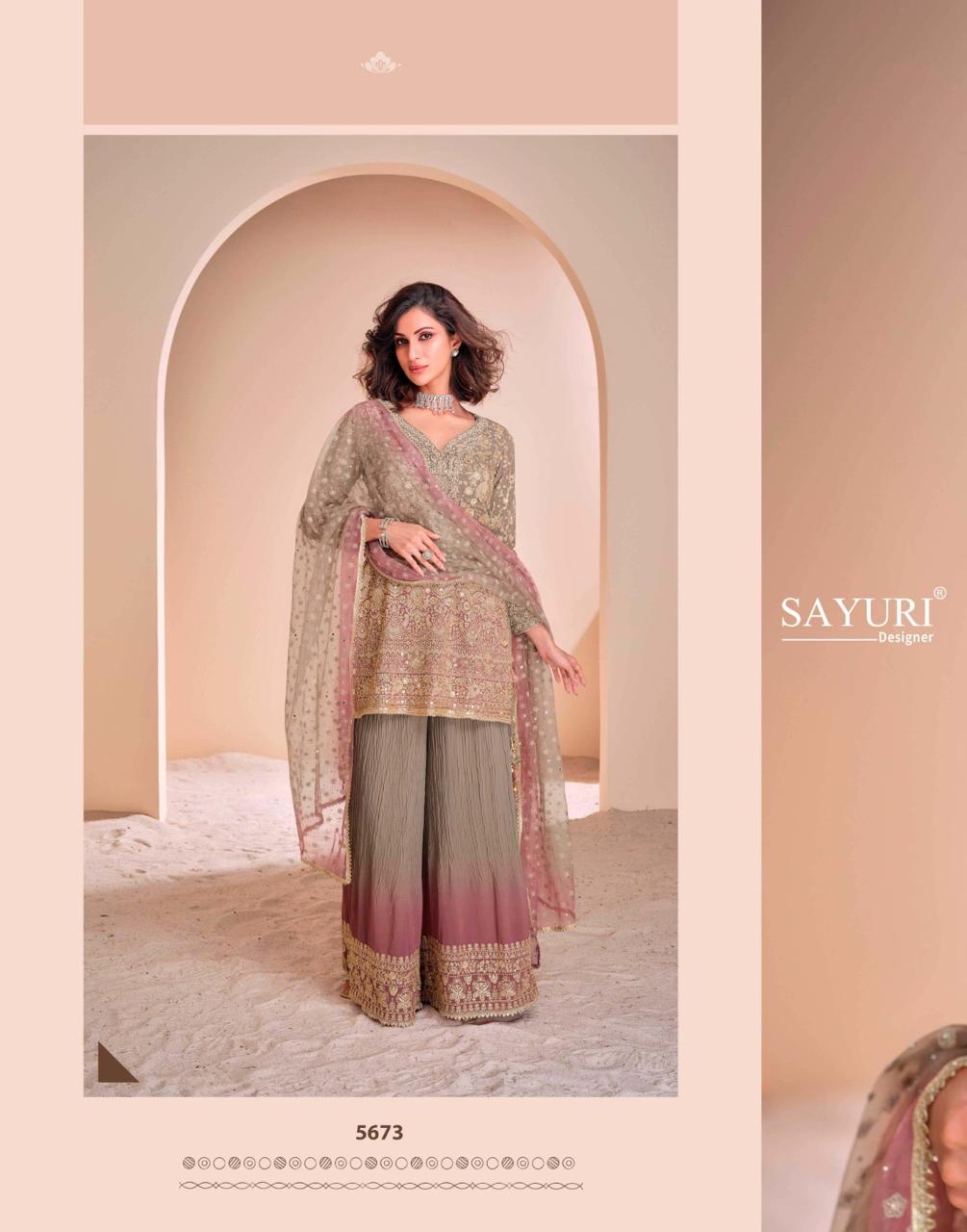 Sayuri Designer – Aayna NX Georgette Ensemble (2-Piece Set)