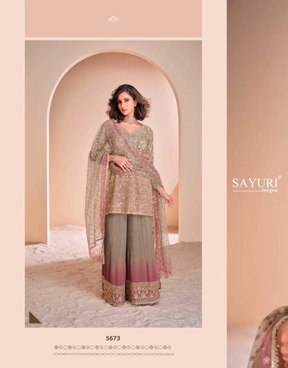 Sayuri Designer – Aayna NX Georgette Ensemble (2-Piece Set)